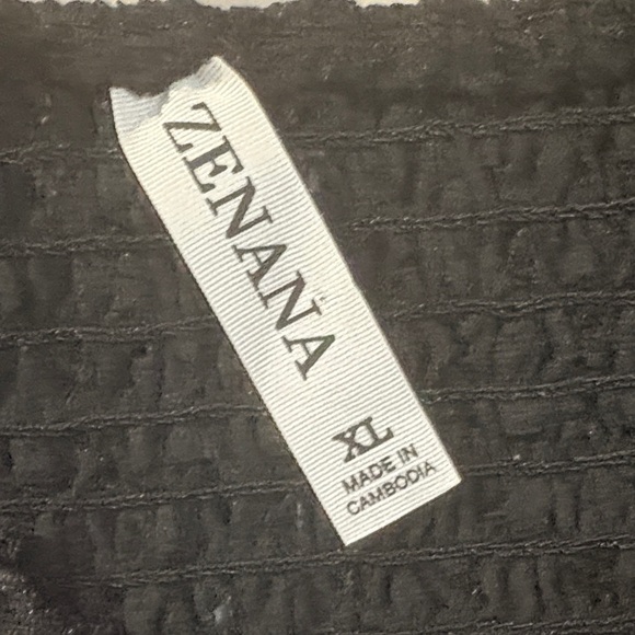 Zenana Lace Bralette Set in Black and Rust - Picture 2 of 3